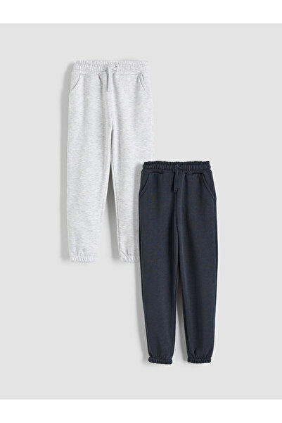 LC Waikiki Elastic Waist Boys' Jogger Sweatpants 2 Pack