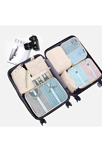 ZAAPPY 7PCS Travel Organizer Cube Set, Foldable Design with Snap Closure, Multi-Purpose Storage