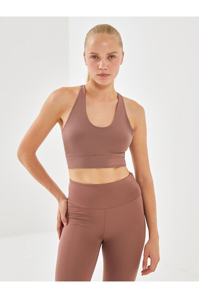 LC Waikiki Pink Underwireless Plain Unpadded Sports Bustier