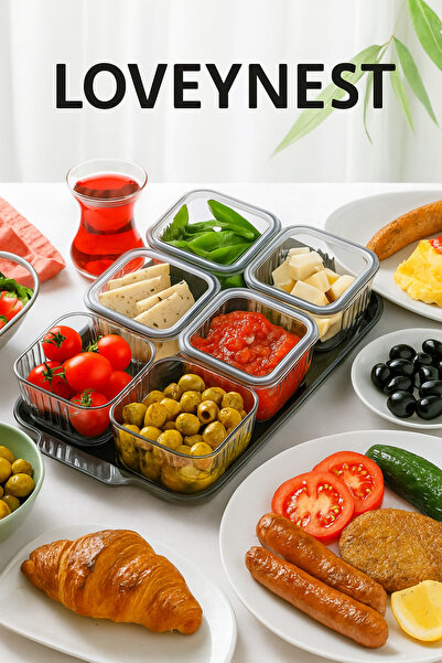 6 LI TEPSİLİ KAHVALTI TAKIMI