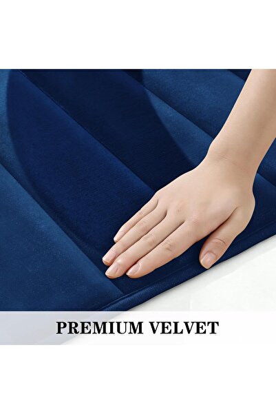 Eworld 3-Piece Bathroom Rug Set, Floor Mat with Memory Foam, Non-Slip, Extra Soft and Absorbent