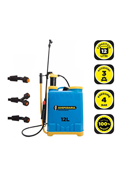 Gospodarul profesionist Pulverizator manual 12 L - 4 bar,