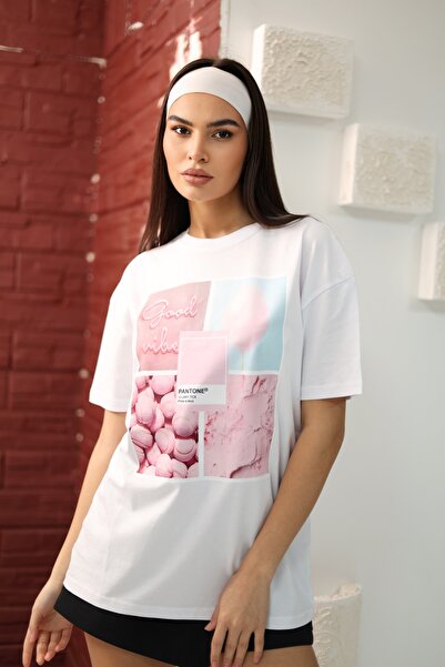 CULTDESİGN Pantone PİNK Serisi 2025/26 Stylısh Design T-shırt