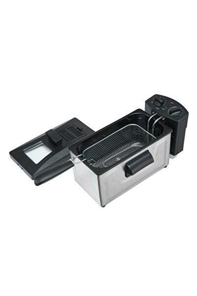 Heinner Friteuză HDF-1800SS, 1800 W, termostat reglabil, temporizator, 3 L, oțel inoxidabil