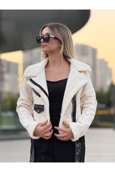 MİS MODA Suet Sukuba Winter Coat