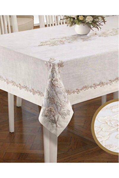 Madamca Luna Tablecloth Ecru(Cream)160*260