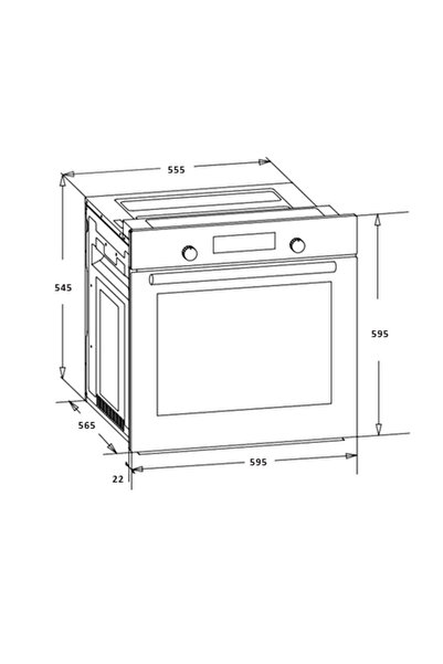 Heinner Built-in oven HBO-S567LDTGC-IX, Electric...