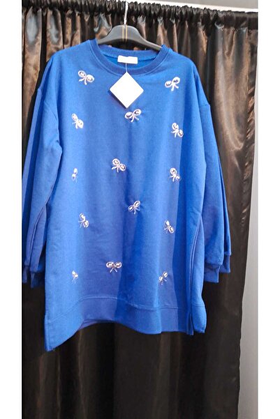 azram Fiyonk pul ve inci işlemeli tesettür tunik