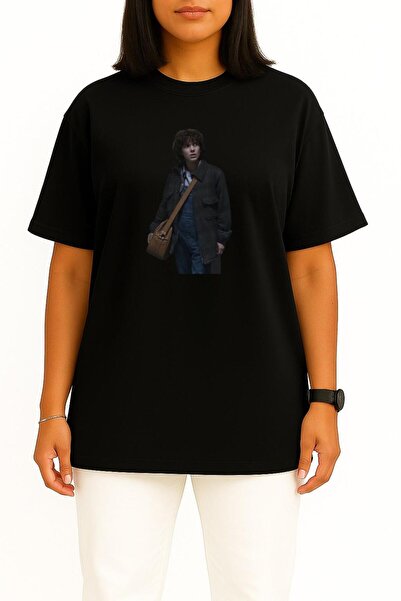 Bahriyeli Collection Oversized Eleven Millie Bobby Brown Duffer Brothers Chest Design Unisex T-Shirt