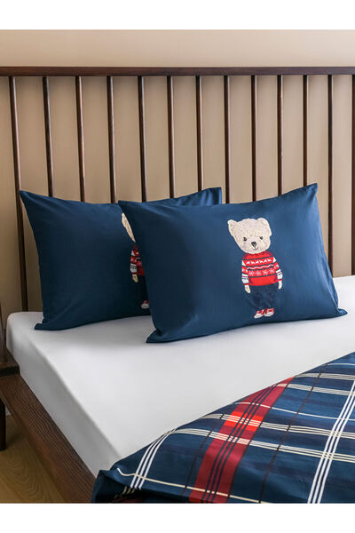 LC Waikiki Stylish Choices from Esvab Clothing |   Bear Teddy Printed Double Duvet Cover Set