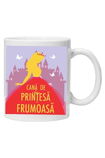 CRD PRINT Cană personalizată cu inscripția „cană prințesă”, CRD PRINT, 330ml,...