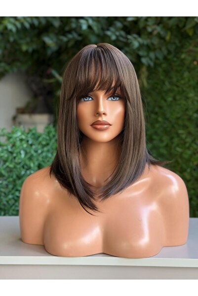 Fenomen Peruk Kumral Orta Boy Vip Peruk Model