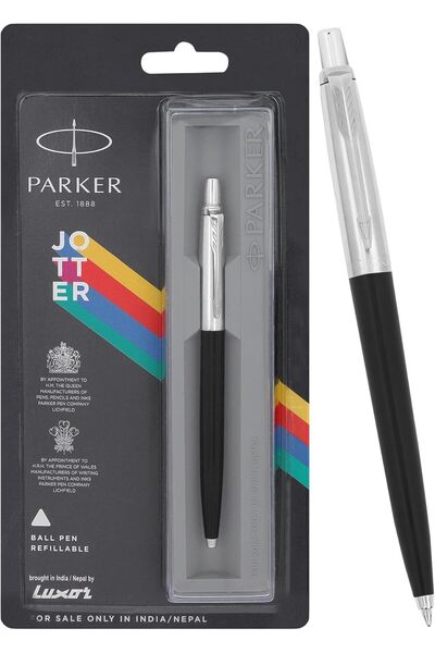 Parker قلم حبر جاف قياسي من جوتر (أسود)