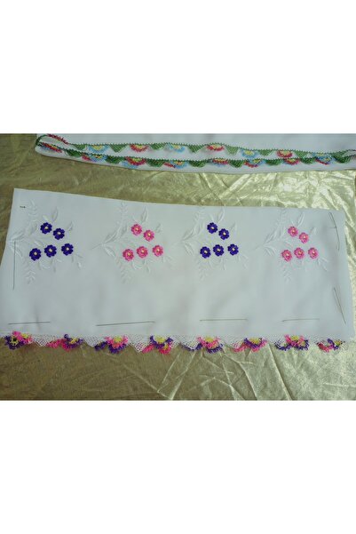 hoaryage Handmade Embroidery Embroidered Needle Embroidered Prayer Cover Dowry Holder Mevlit Hijab Crepe Fabric 145X75 cm