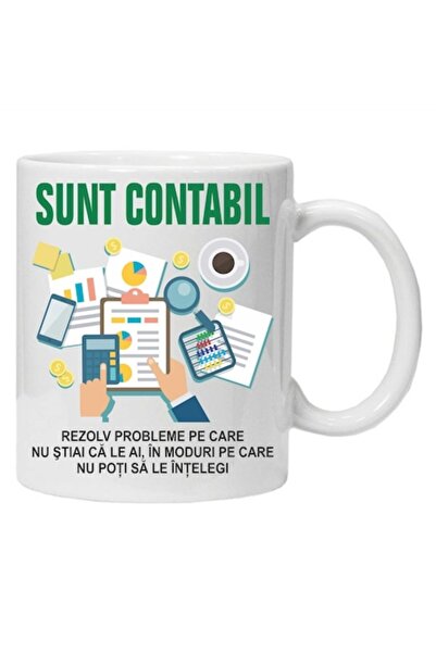 CRD PRINT Personalized mug with text 'I'm an accountant', CRD PRINT, 330ml, white