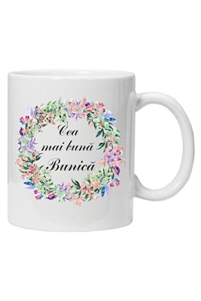 CRD PRINT Cană personalizată inscripționată cu „cea mai bună bunică”, CRD PRI...