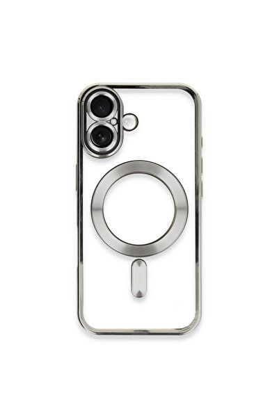 magicool غطاء حماية مغناطيسي لهاتف آيفون 16 - فضي