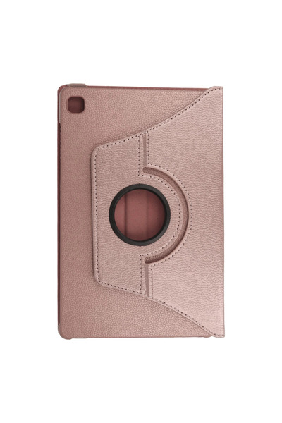 Mepura Samsung Galaxy P610 Tab S6 Lite 10.4 Case 360 Tablet Leather Case - Rose Gold