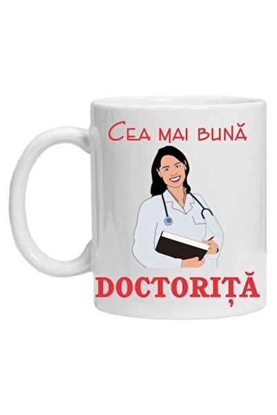 CRD PRINT Cană personalizată inscripționată „cea mai bună doctoriță”, CRD PRI...