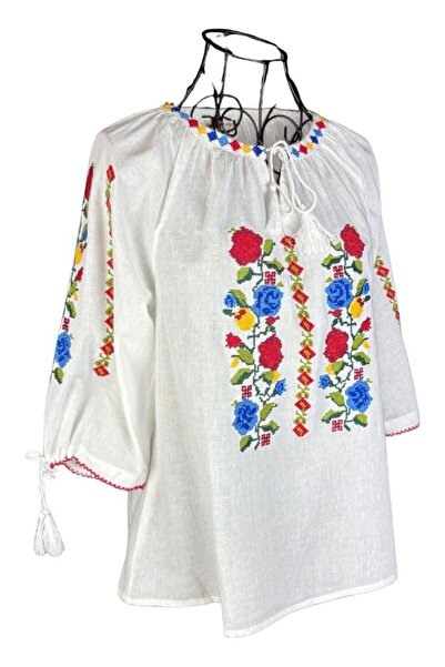 rody's forever CPF girls' blouse, white/yellow , 10 years old, 130 cm