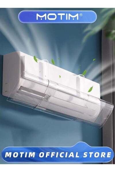 Generic Motim Retractable AC Vent Deflector, Wall-Mounted Anti-Direct Blowing Air Conditioning Vent Deflect