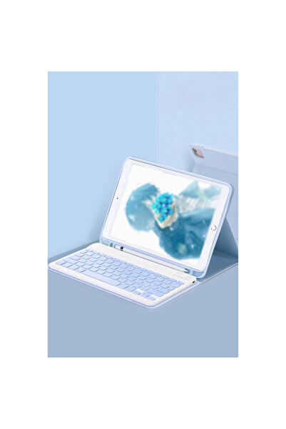 AL - KAR TİCARET حافظة آيباد 5 إير 9.7 Kc01 حافظة تابلت مع لوحة مفاتيح ذكية -...