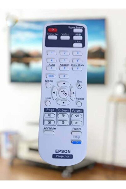 Generic جهاز التحكم عن بعد العالمي من إبسون لأجهزة العرض - متوافق مع جميع طرا...