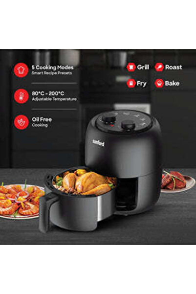 Sanford 3.5 L Digital Air Fryer with 360° Hot Air Circulation and Timer | SF 2457 AF