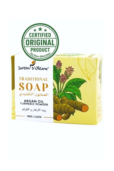 Sky Shine Jardin Traditional Soap with Argan Oil and Turmeric Powder 100g