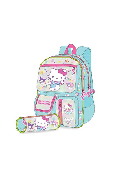 Hello Kitty School Backpack + Pencil Case 16