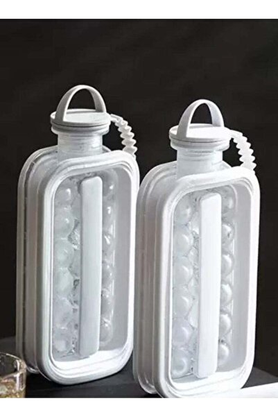 Generic Double Folded Ice Maker Ice Cube Maker Ice Hockey Ice Grinder Silicone Ice Cube for Home Use