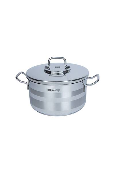 KORKMAZ Astra stainless steel cookware set - 8 pieces