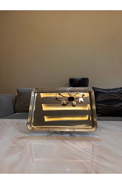 Palaces Serving trays, 3 sizes, silver nickel