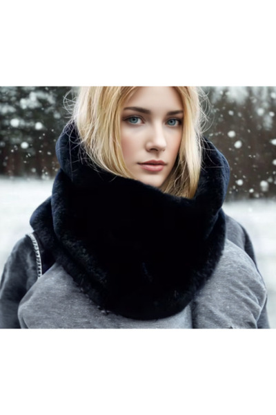 VELORA PRIVE ZARİF-ŞIK ELEGANT PELUŞ DOKUMA BOYUNLUK