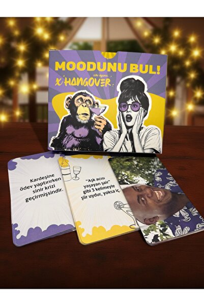 Luxmon Moodunu Bul X Hangover Eğlenceli Parti Oyunu Yetişkin