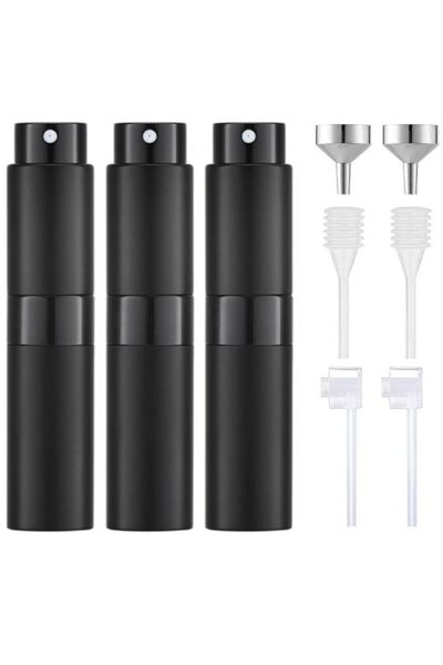 Generic 3Pcs 8Ml Perfume Atomizer, Portable Empty Mini Spray Bottle for Perfume, Cologne, Liquid Sprayer, R