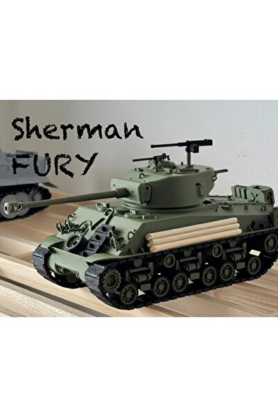 Forge Triverse M4A3E8 Sherman FURY Tank Model Kiti 1/35 Ölçekli Hareketli Paletli