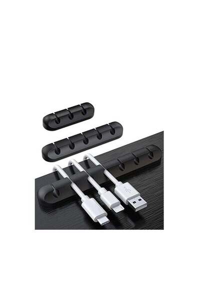 Generic ECVV 3Pcs Cable Holder Clips - Desktop Cable Organizer For Management Of Power Cord And Charging Ca