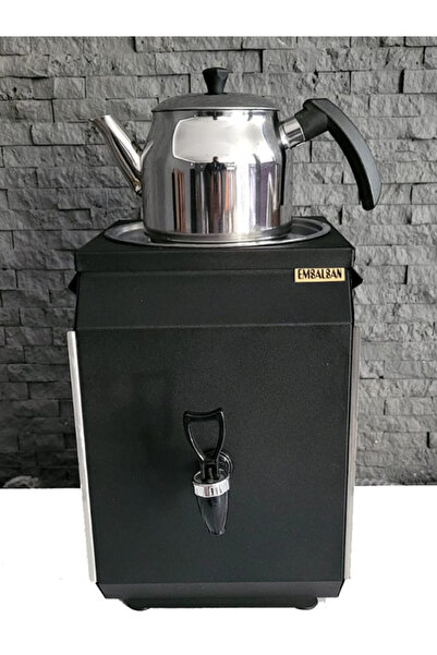 EMSALSAN Electric Black Samovar 5Lt Tea Maker