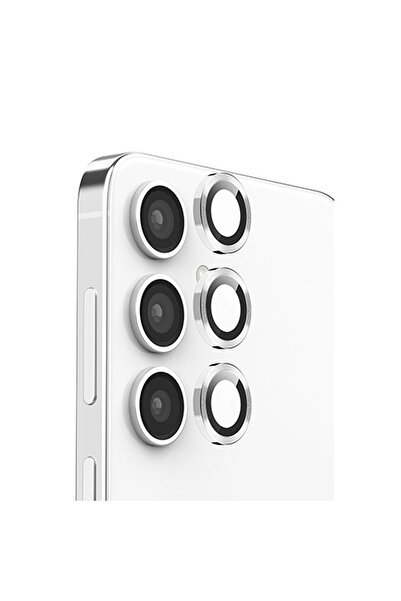 AL - KAR TİCARET Samsung Galaxy A16 5g Raze Metal Camera Lens - Silver