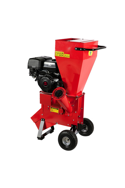 micul fermier Little Farmer branch shredder, Ø100mm, 15HP petrol engine, electric start, vertical feed for sawdust