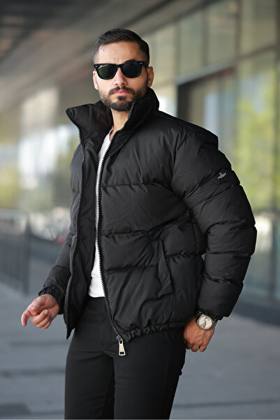 Rowsmen Men's Water Wind Rainproof Oversize Inflatable Coat Jacket