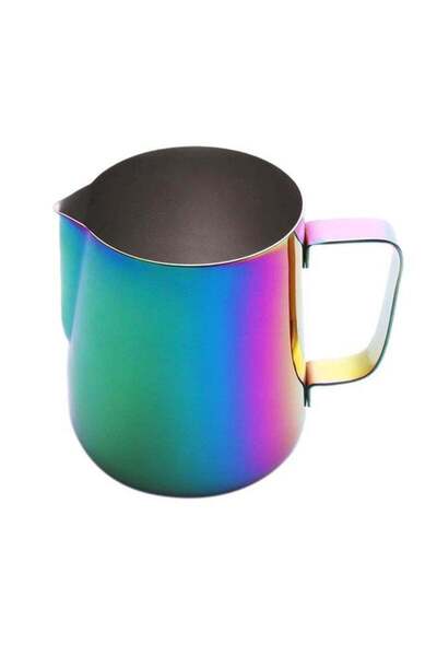 Generic Fankalo Stainless Steel Milk Frother Pitcher Multicolor 0.6Liters