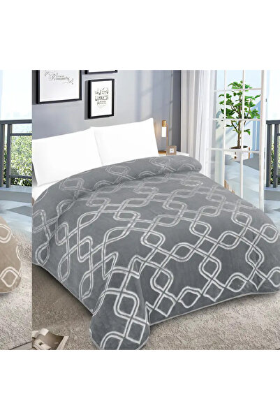 NİCE Light Gray Blanket 5kg Two-Person 200x240 cm