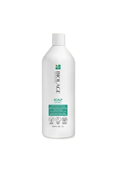 Matrix Biolage ,Scalp Sync Clarifying - Professional, Clarifying Shampoo, For Oily Scalp And Excess Sebum, 1000 ml