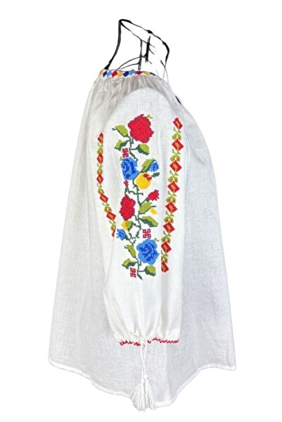 rody's forever CPF girls' blouse, white/yellow , 10 years old, 130 cm