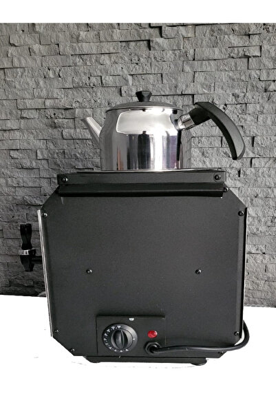 EMSALSAN Electric Black Samovar 5Lt Tea Maker