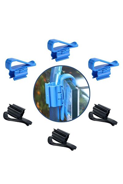 Generic 6 PCS Fish Tank Hose Holder Movable Fish Tank Water Pipe Clamp Fish Tank Mounting Clip For Fish Tan