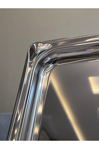 Palaces Single serving trays, 2 sizes, silver nickel