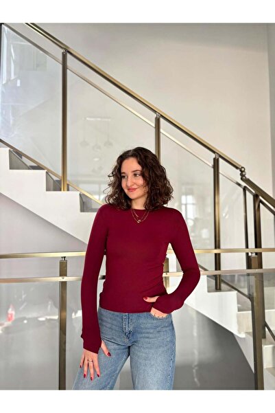 Sude Kızanlıklı Original Brand Finger-Through Soft Touch Blouse